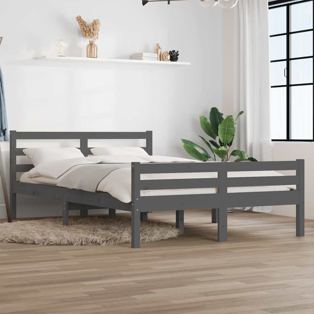 Giroletto Grigio in Legno Massello 140x200 cm