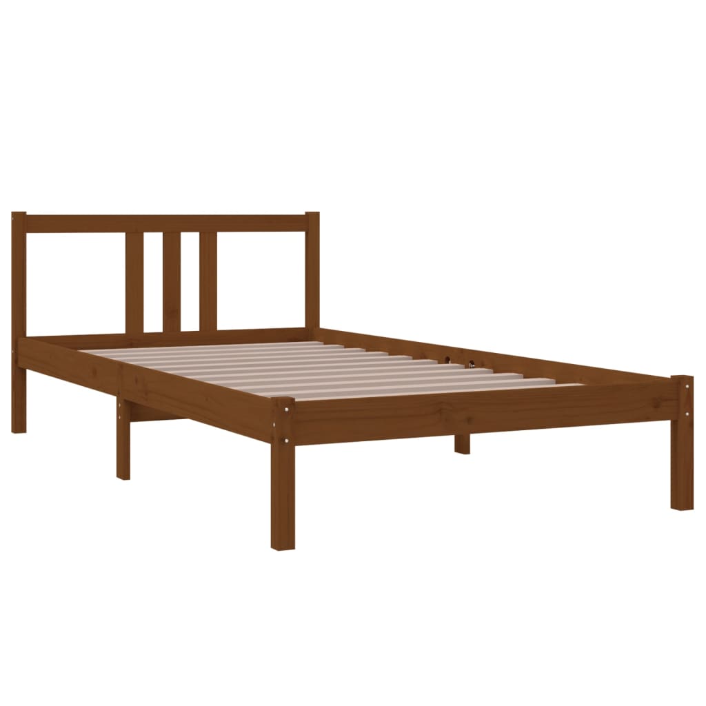 Giroletto senza Materasso Ambra in Legno Massello 100x200 cm
