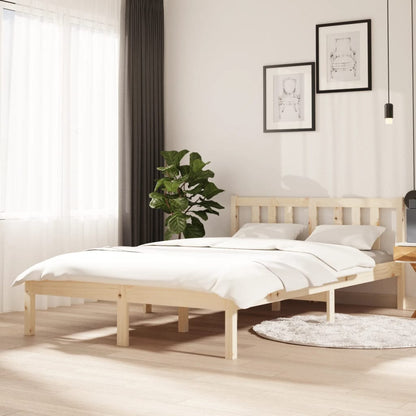 Giroletto senza Materasso Ambrato in Legno Massello 120x200 cm