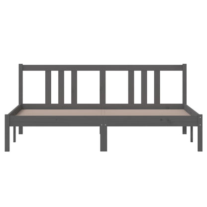Giroletto Grigio in Legno Massello 160x200 cm