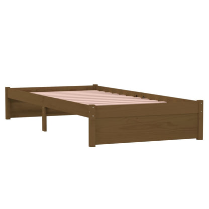 Giroletto senza Materasso Ambra Legno Massello Pino 90x200 cm