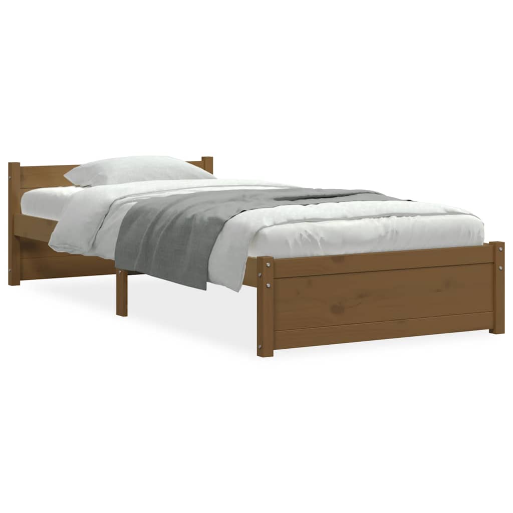 Giroletto Ambra in Legno Massello 90x190 cm Single