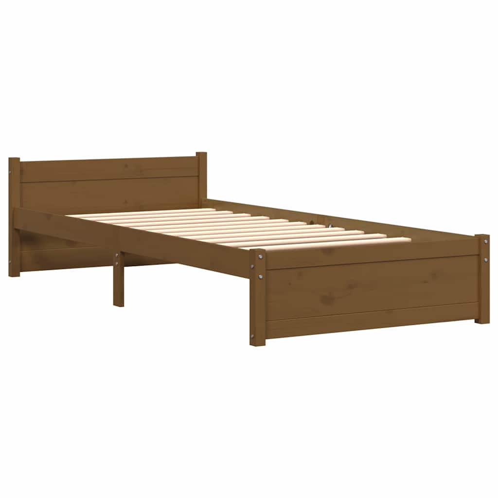 Giroletto Ambra in Legno Massello 90x190 cm Single