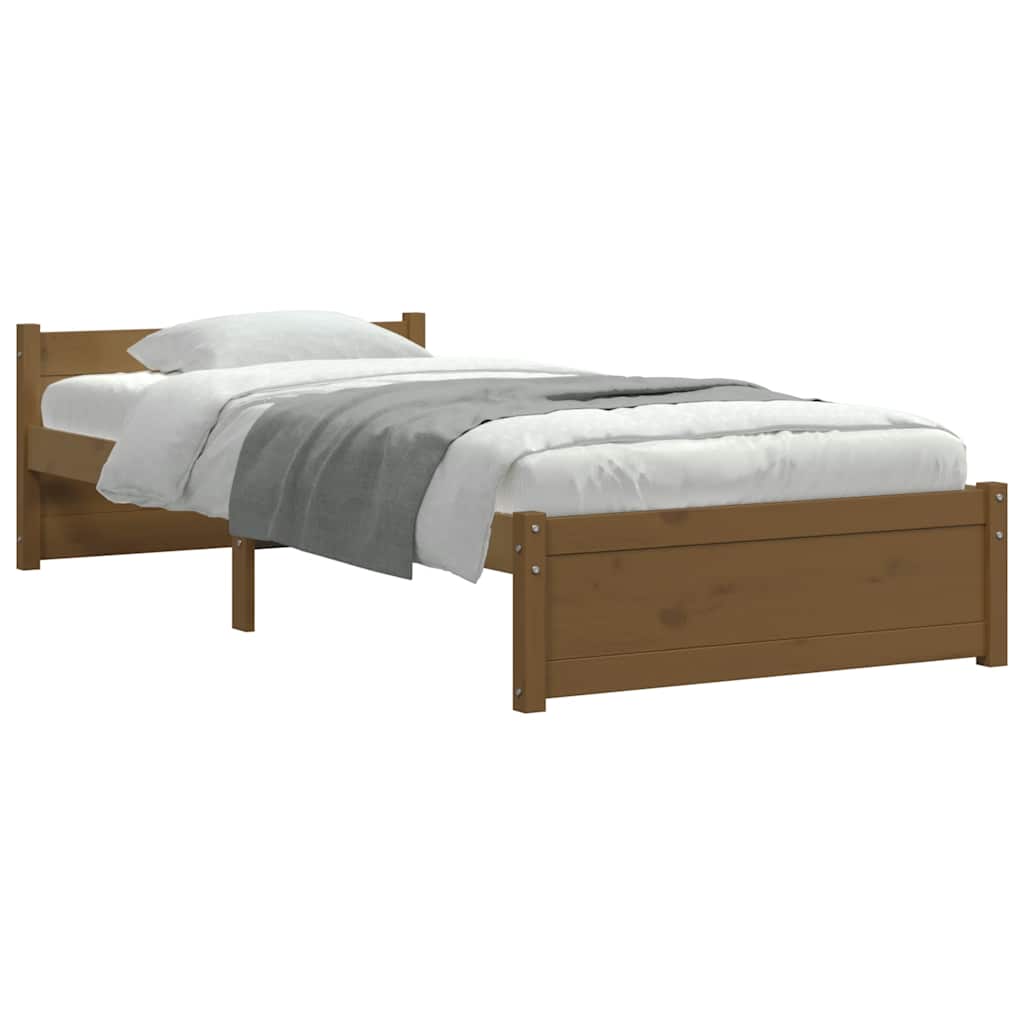 Giroletto Ambra in Legno Massello 90x190 cm Single