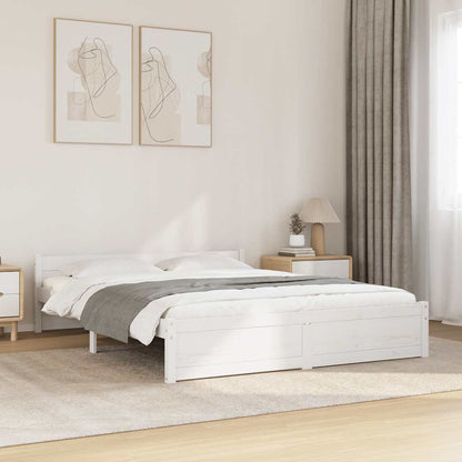Giroletto Bianco in Legno Massello 140x190 cm