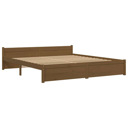 Giroletto senza Materasso Ambra in Legno Massello 180x200 cm
