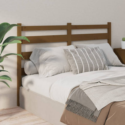 Testiera per Letto ambra 126x4x100 cm in Legno di Pino
