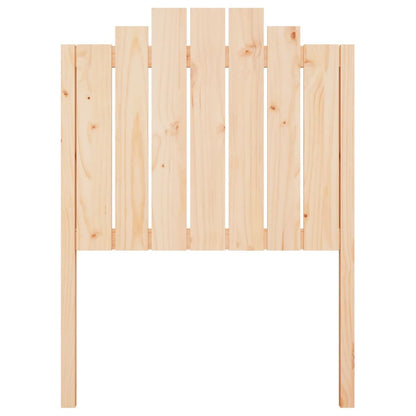 Testiera per Letto 81x4x110 cm in Legno Massello di Pino