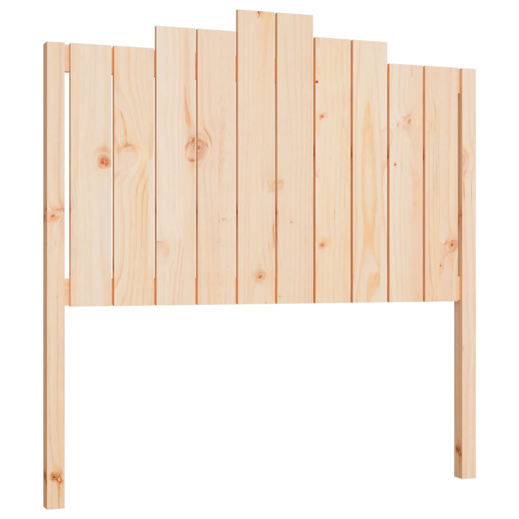 Testiera per Letto 106x4x110 cm in Legno Massello di Pino