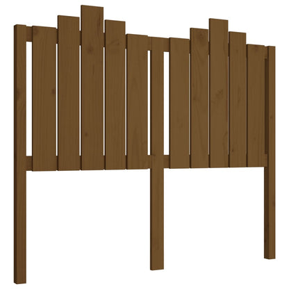 Testiera per Letto ambra 126x4x110 cm Legno Massello di Pino