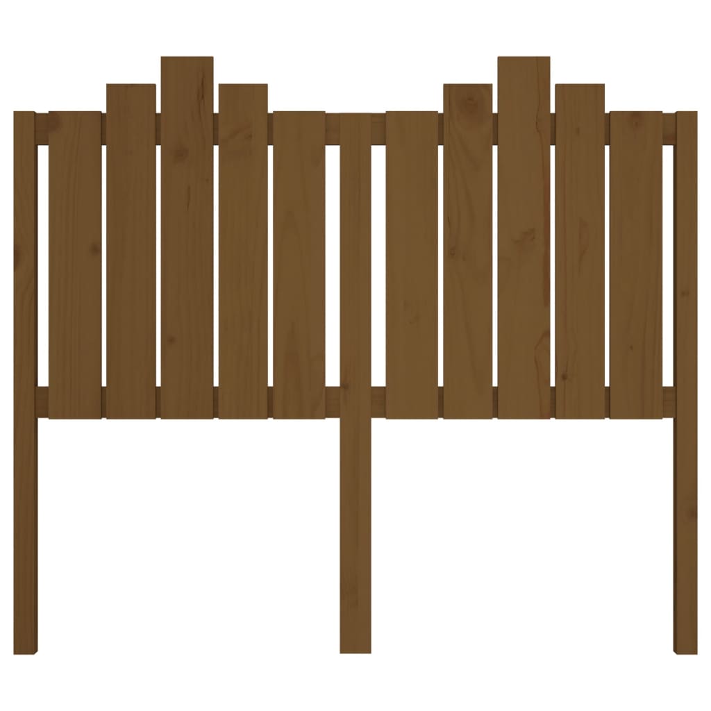 Testiera per Letto ambra 126x4x110 cm Legno Massello di Pino
