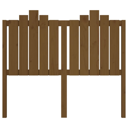 Testiera per Letto ambra 126x4x110 cm Legno Massello di Pino