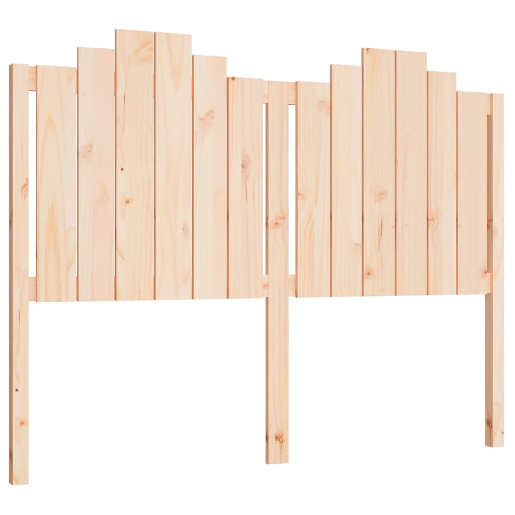 Testiera per Letto 141x4x110 cm in Legno Massello di Pino