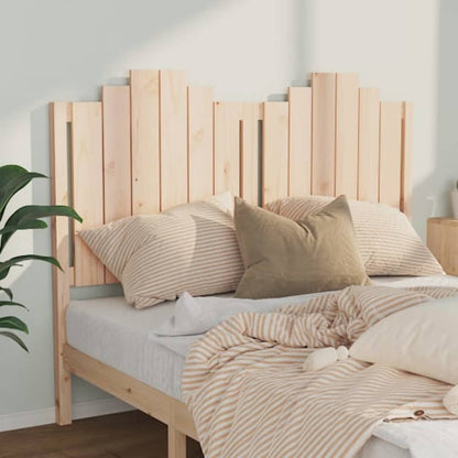 Testiera per Letto 141x4x110 cm in Legno Massello di Pino