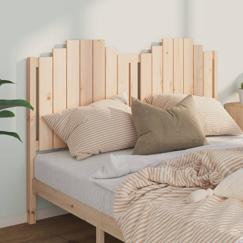 Testiera per Letto 166x4x110 cm in Legno Massello di Pino