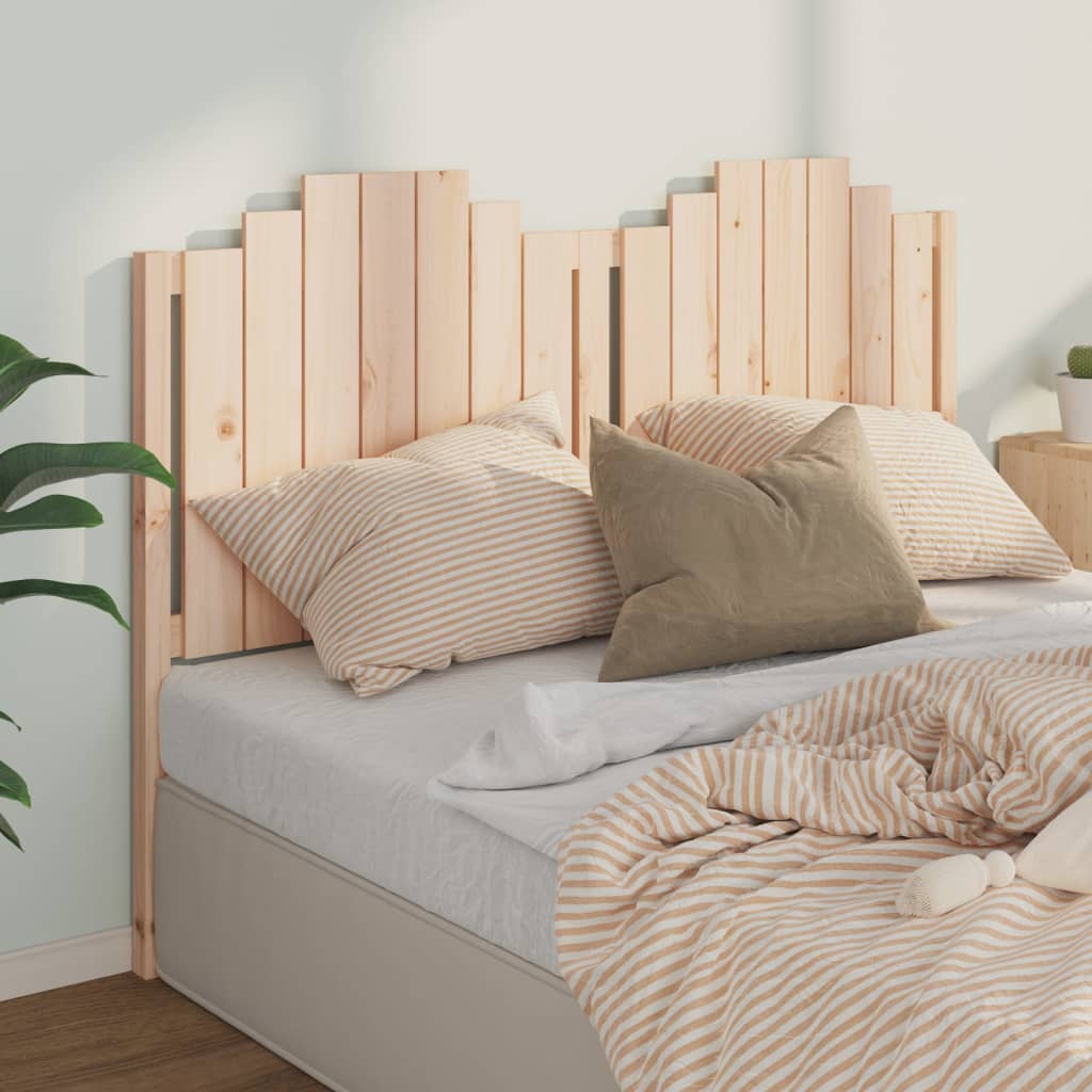 Testiera per Letto 166x4x110 cm in Legno Massello di Pino