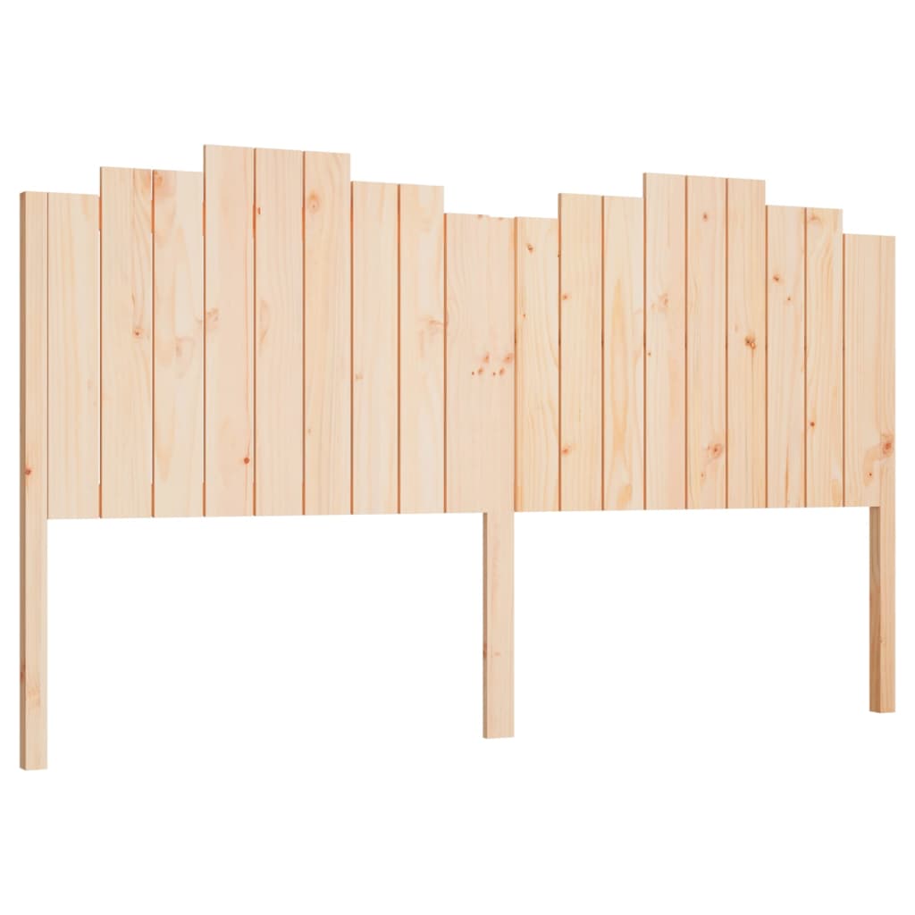 Testiera per Letto 186x4x110 cm in Legno Massello di Pino