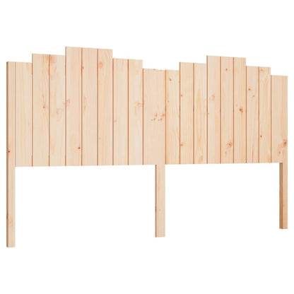Testiera per Letto 186x4x110 cm in Legno Massello di Pino