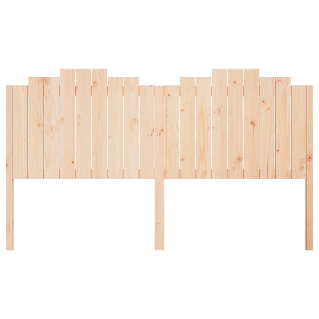 Testiera per Letto 186x4x110 cm in Legno Massello di Pino