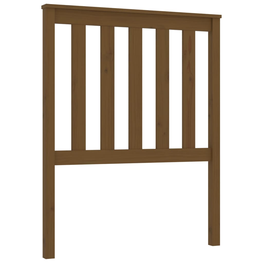 Testiera per Letto Marrone ambra 81x6x101 cm in Pino Massello
