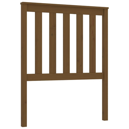 Testiera per Letto Marrone ambra 81x6x101 cm in Pino Massello