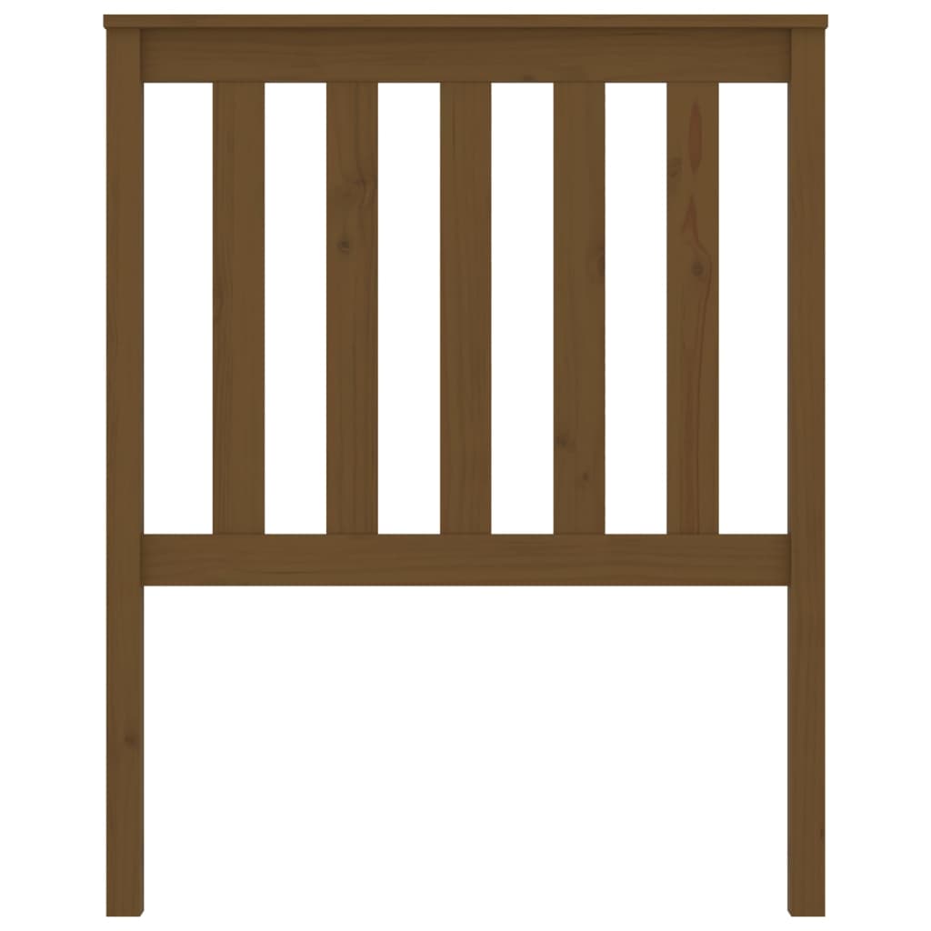Testiera per Letto Marrone ambra 81x6x101 cm in Pino Massello