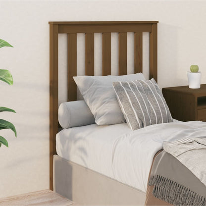 Testiera per Letto Marrone ambra 81x6x101 cm in Pino Massello