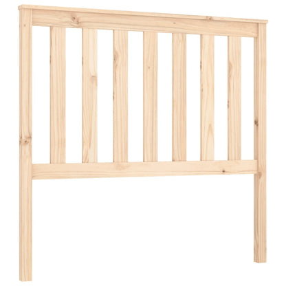Testiera per Letto 106x6x101 cm in Legno Massello di Pino