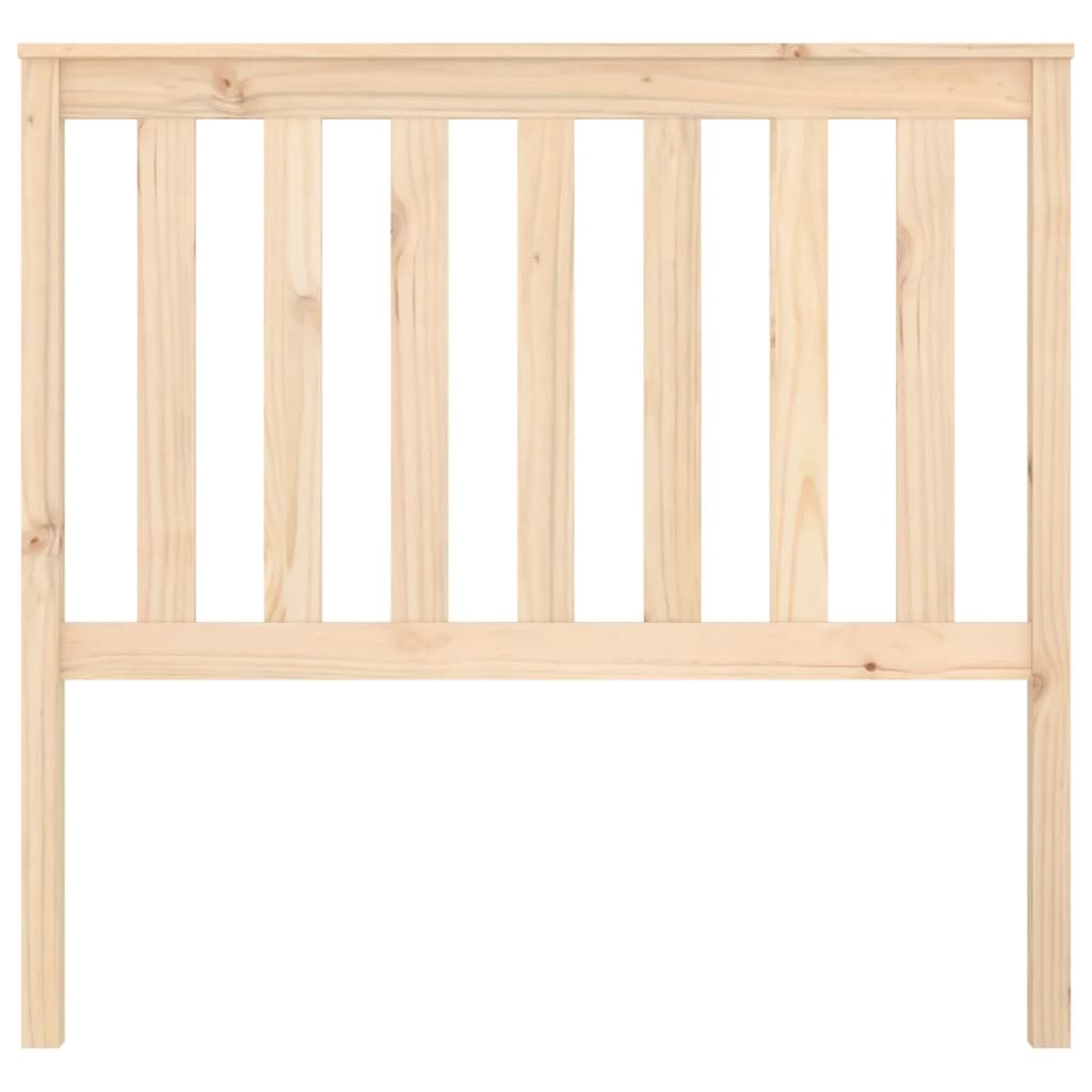 Testiera per Letto 106x6x101 cm in Legno Massello di Pino