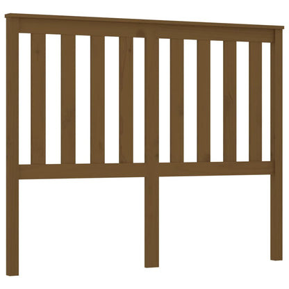 Testiera per Letto ambra 146x6x101 cm in Legno Massello di Pino