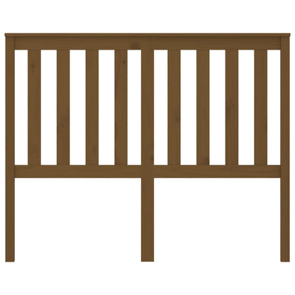 Testiera per Letto ambra 146x6x101 cm in Legno Massello di Pino