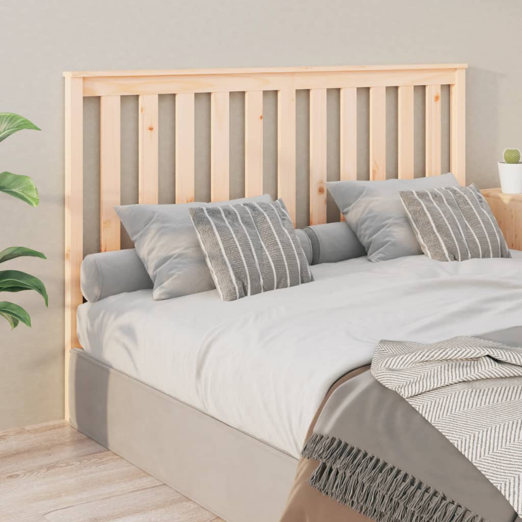 Testiera per Letto 156x6x101 cm in Legno Massello di Pino