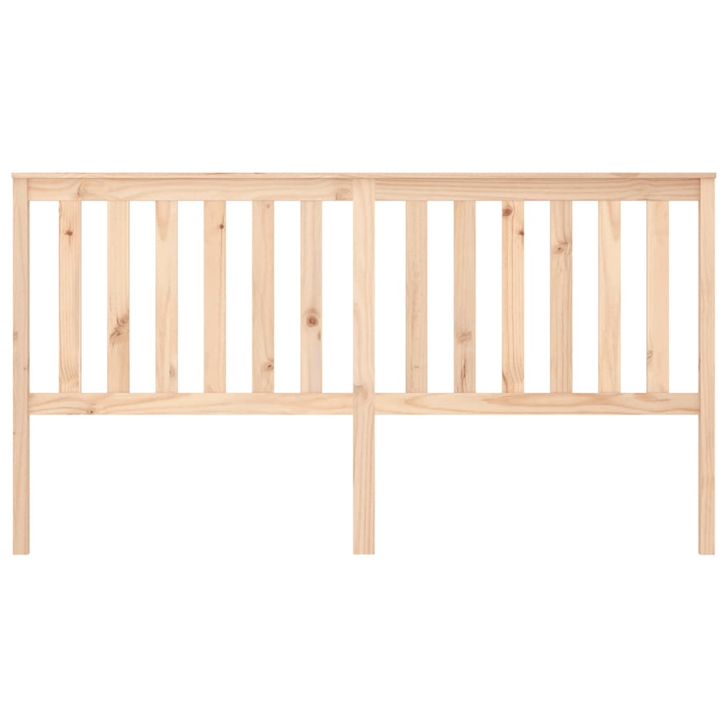 Testiera per Letto 186x6x101 cm in Legno Massello di Pino