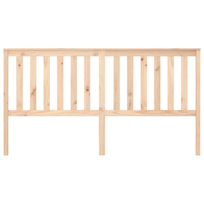 Testiera per Letto 186x6x101 cm in Legno Massello di Pino