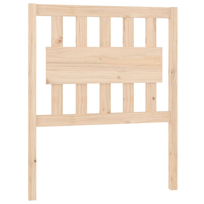 Testiera per Letto 80,5x4x100 cm in Legno Massello di Pino