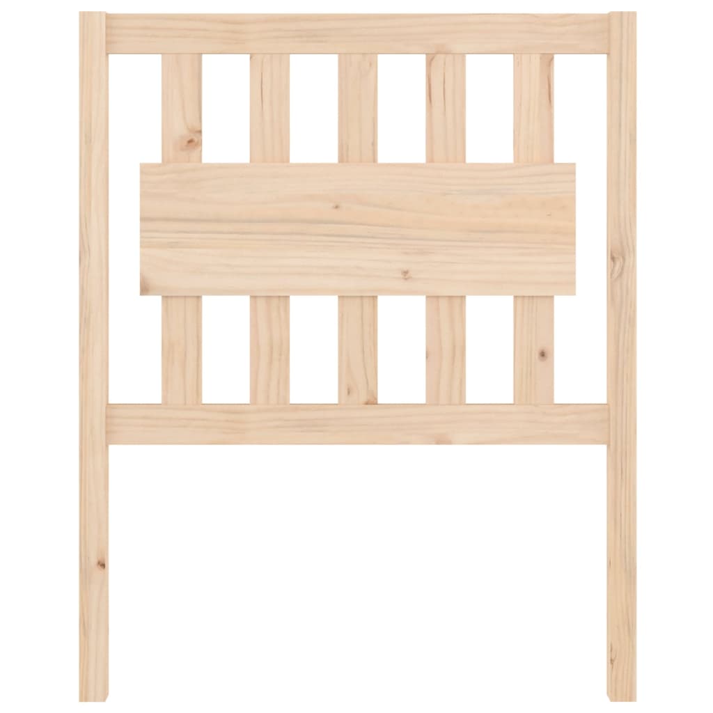 Testiera per Letto 80,5x4x100 cm in Legno Massello di Pino