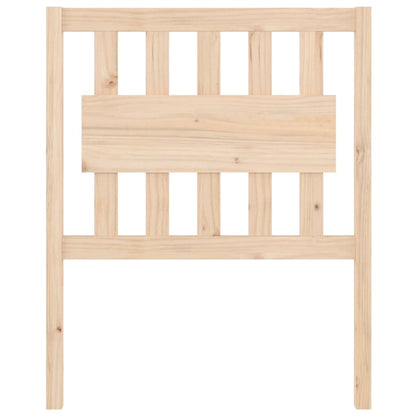 Testiera per Letto 80,5x4x100 cm in Legno Massello di Pino