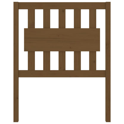 Testiera per Letto ambra 80,5x4x100cm in Legno Massello di Pino
