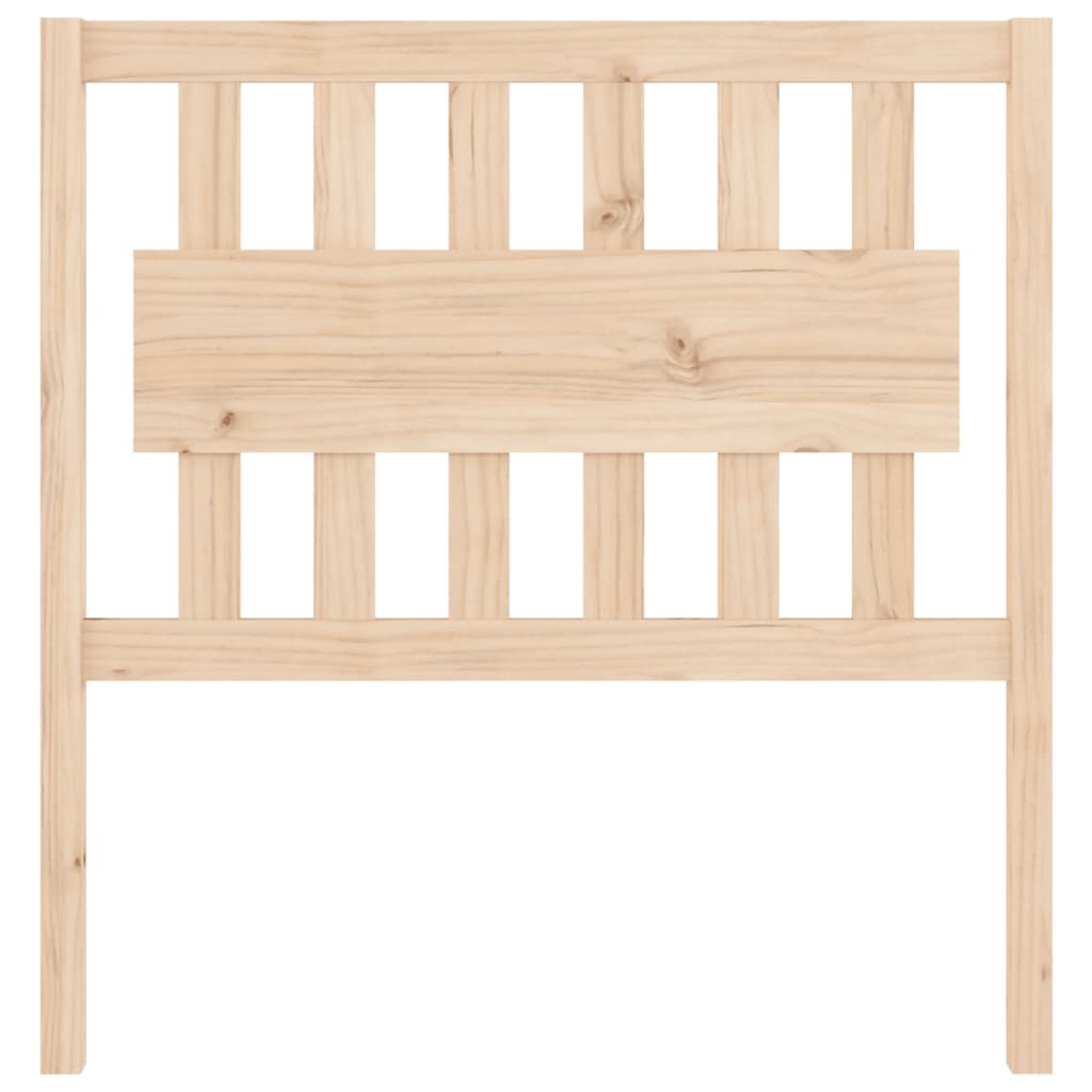 Testiera per Letto 95,5x4x100 cm in Legno Massello di Pino