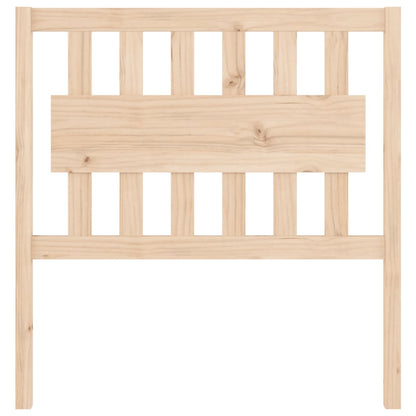 Testiera per Letto 95,5x4x100 cm in Legno Massello di Pino