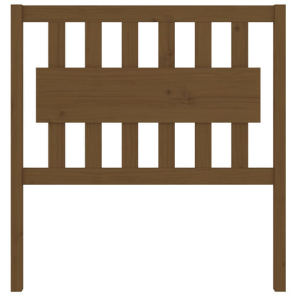 Testiera per Letto ambra 95,5x4x100cm in Legno Massello di Pino