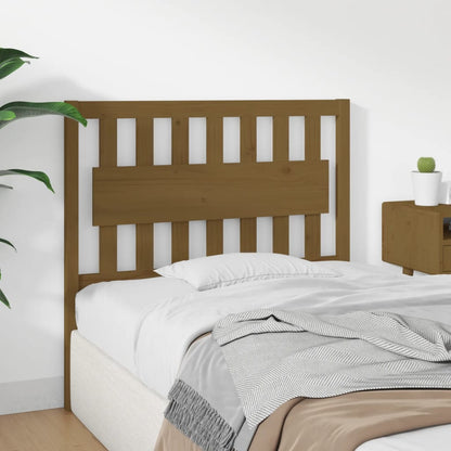 Testiera per Letto ambra 105,5x4x100 cm Legno Massello di Pino