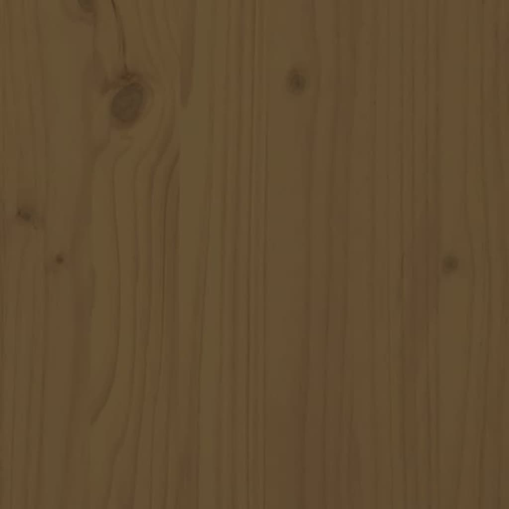 Testiera per Letto ambra 105,5x4x100 cm Legno Massello di Pino