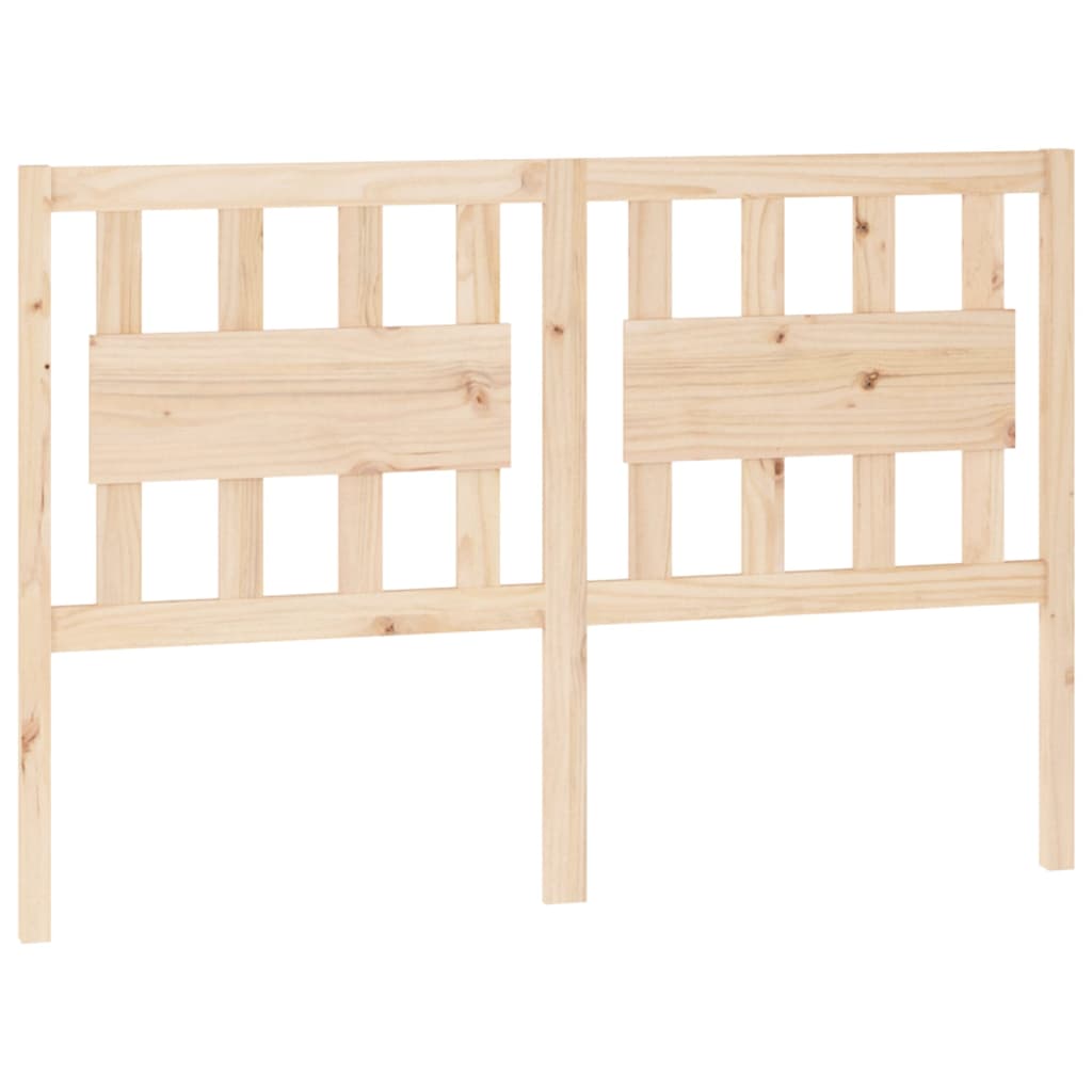 Testiera per Letto 140,5x4x100 cm Legno Massello di Pino