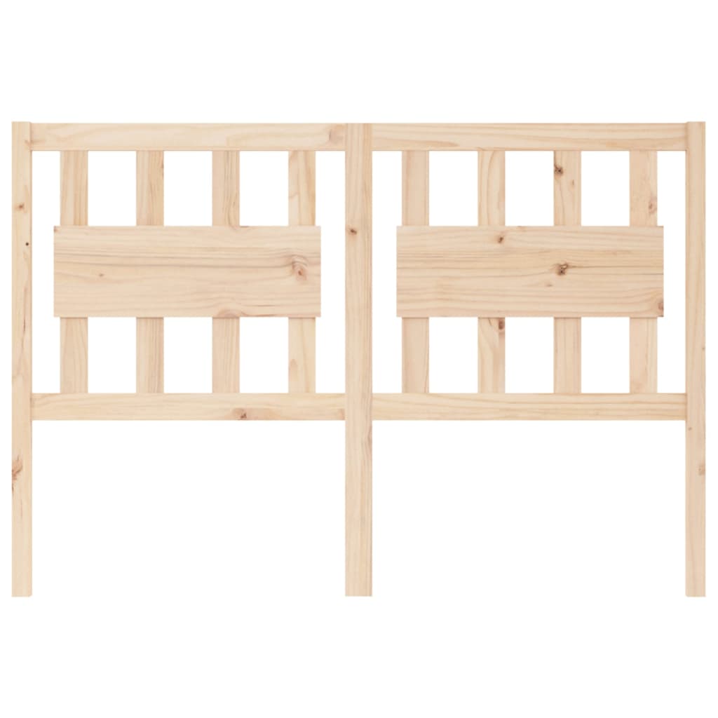 Testiera per Letto 140,5x4x100 cm Legno Massello di Pino