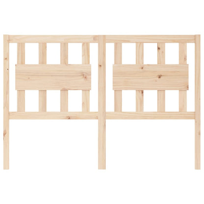 Testiera per Letto 140,5x4x100 cm Legno Massello di Pino
