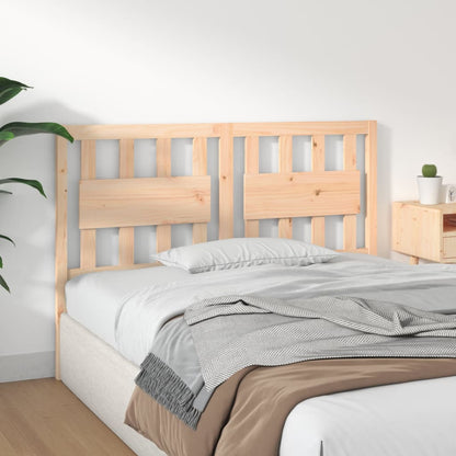 Testiera per Letto 140,5x4x100 cm Legno Massello di Pino