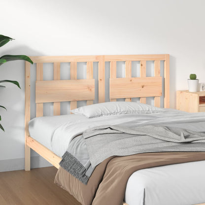 Testiera per Letto 140,5x4x100 cm Legno Massello di Pino