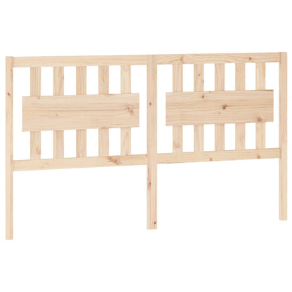 Testiera per Letto 155,5x4x100 cm in Legno Massello di Pino