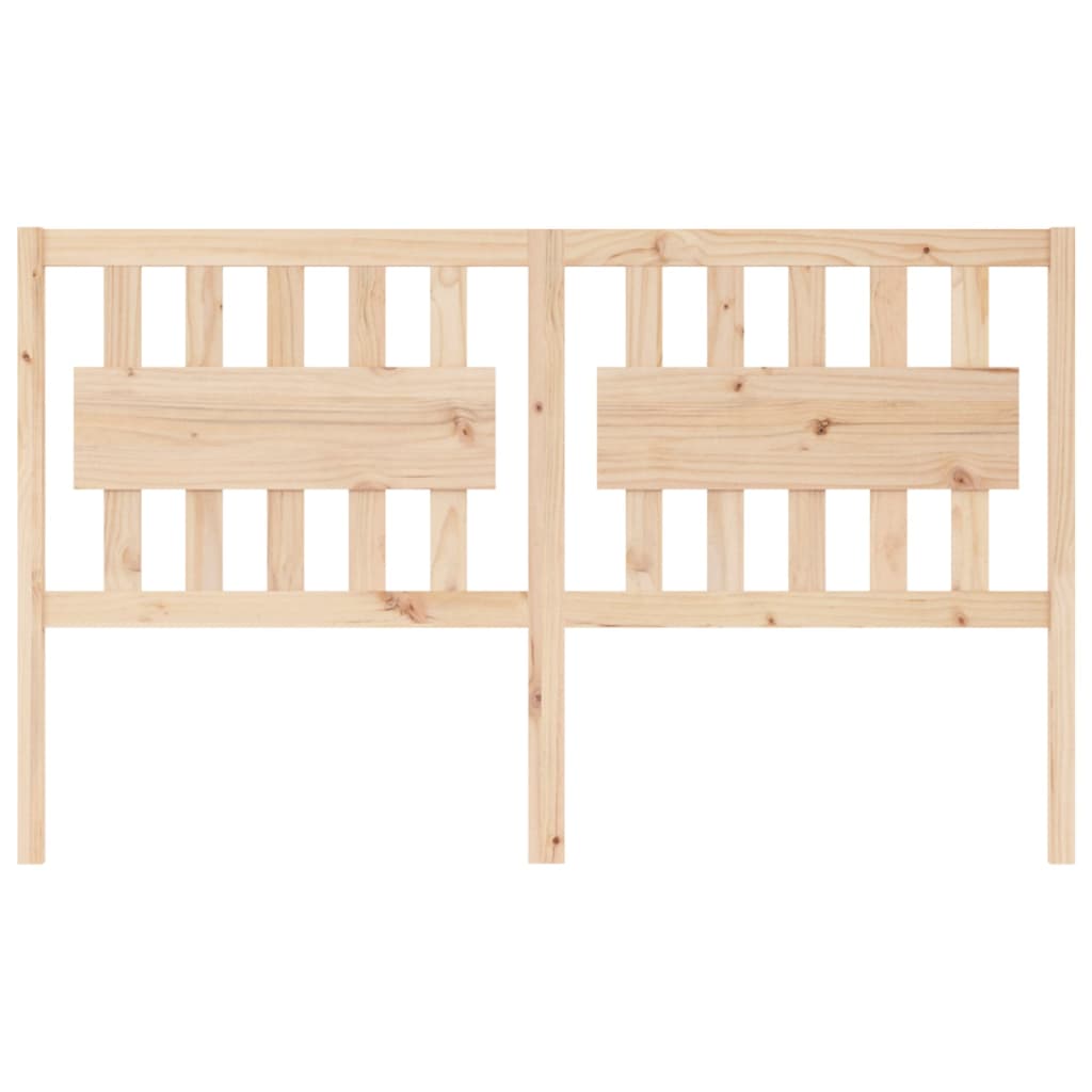 Testiera per Letto 155,5x4x100 cm in Legno Massello di Pino